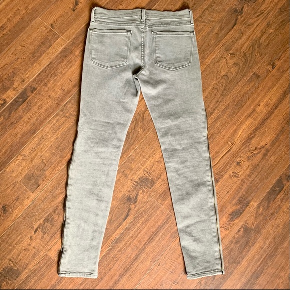 FRAME Le Skinny De Jeanne Zip Trim Jeans SZ-26 - Picture 8 of 14